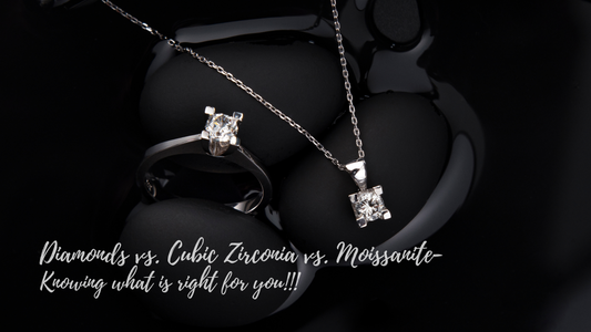 Diamonds vs. Cubic Zirconia vs. Moissanite: What’s the Difference and Which Is Right for You?