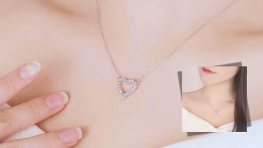 Heart Shaped Zircon Pendant