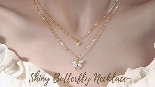 Shiny Butterfly Necklace
