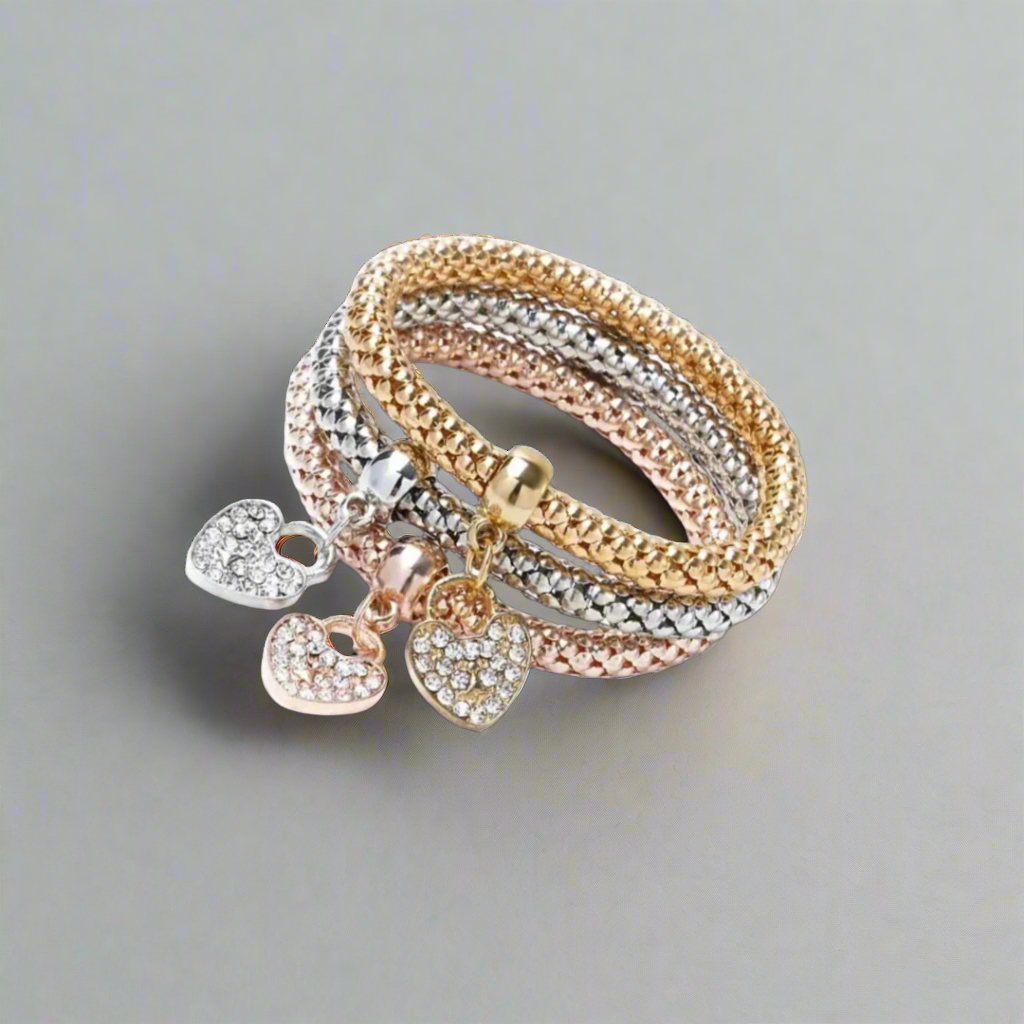 heart cuff Bracelet- Sterling silver- stacked jewelry-affordable jewelry in Canada